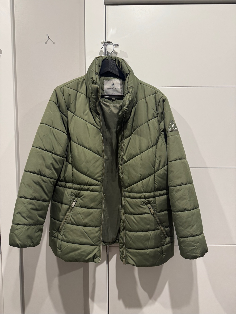 Army Green Puffer Jacket from UK